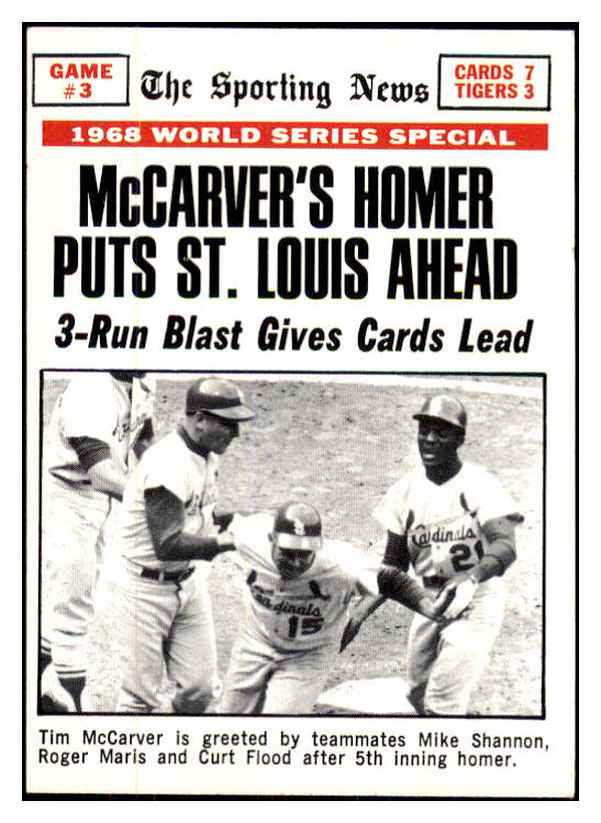 1969 Topps Baseball #164 World Series Game 3 McCarver EX-MT 468376