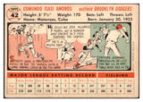 1956 Topps Baseball #042 Sandy Amoros Dodgers VG White 468380