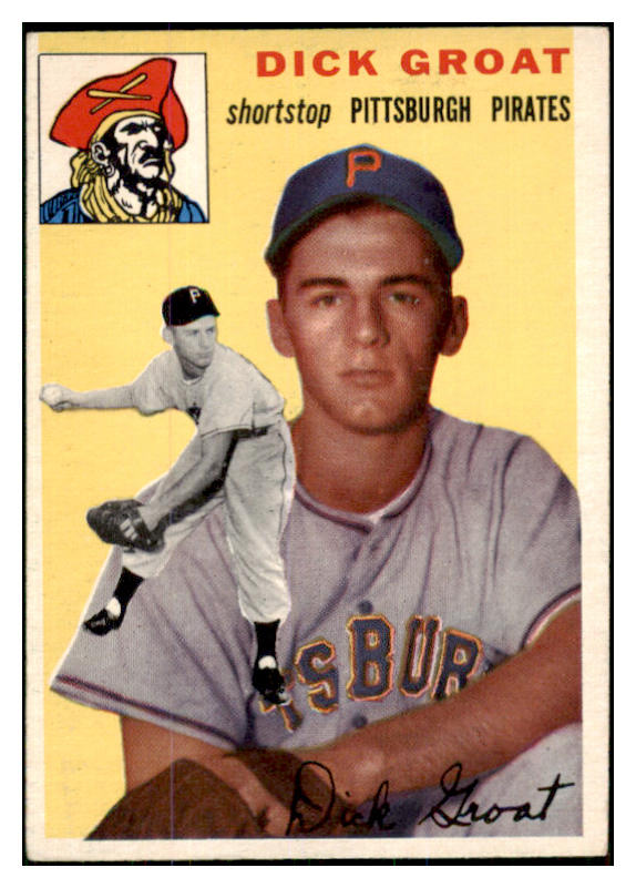 1954 Topps Baseball #043 Dick Groat Pirates VG-EX 468396