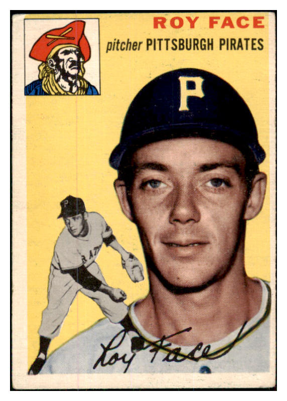 1954 Topps Baseball #087 Roy Face Pirates VG-EX 468399