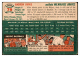 1954 Topps Baseball #079 Andy Pafko Braves VG-EX 468415
