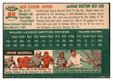 1954 Topps Baseball #080 Jackie Jensen Red Sox VG-EX 468416