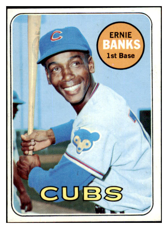 1969 Topps Baseball #020 Ernie Banks Cubs NR-MT 468562
