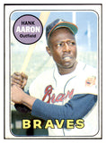 1969 Topps Baseball #100 Hank Aaron Braves VG-EX 468566