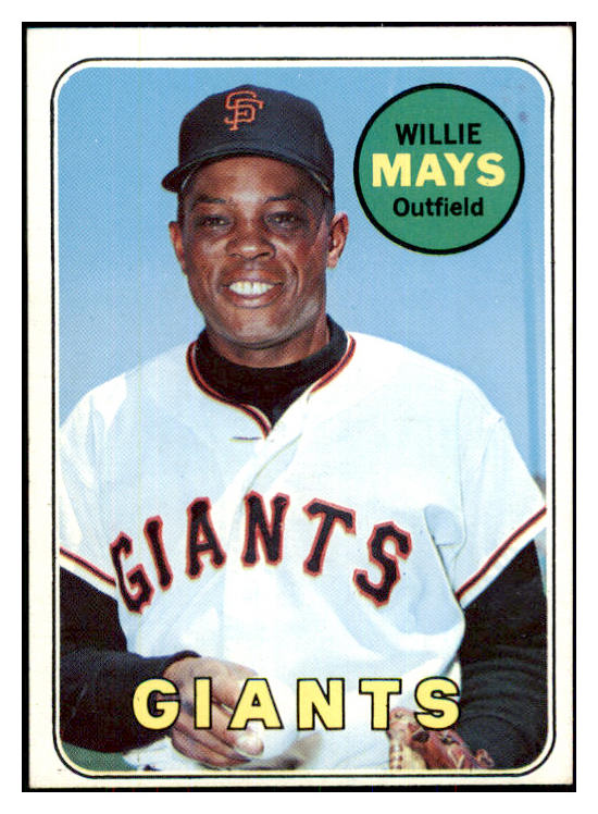 1969 Topps Baseball #190 Willie Mays Giants EX-MT oc 468569