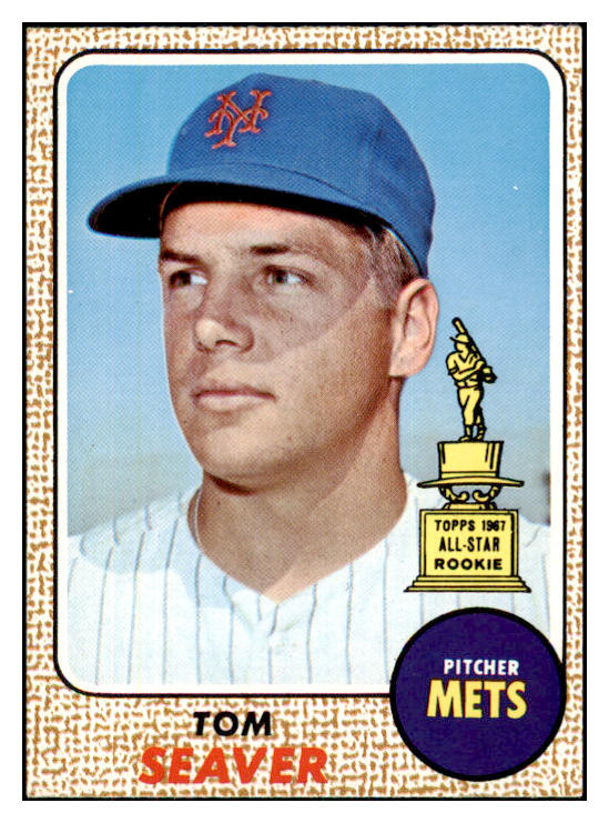 1968 Topps Baseball #045 Tom Seaver Mets EX-MT 468581
