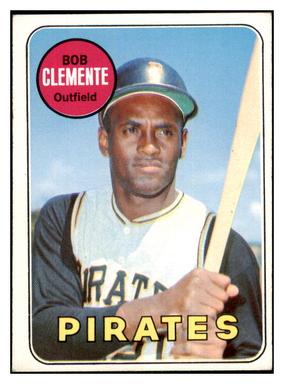 1969 Topps Baseball #050 Roberto Clemente Pirates EX 468587