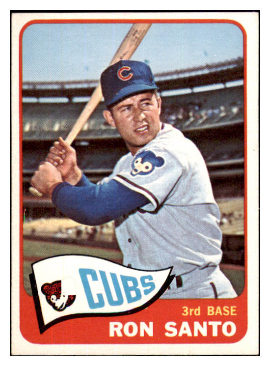 1965 Topps Baseball #110 Ron Santo Cubs EX-MT 468603