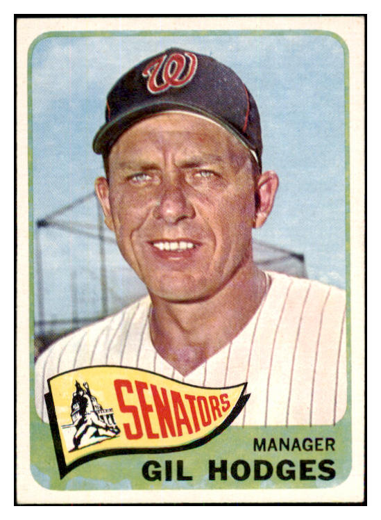 1965 Topps Baseball #099 Gil Hodges Senators EX-MT 468604