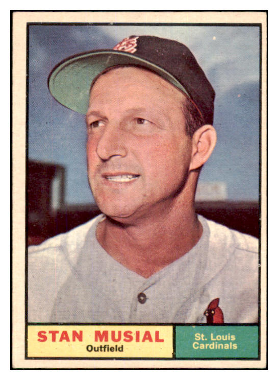 1961 Topps Baseball #290 Stan Musial Cardinals VG-EX 468611