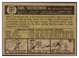 1961 Topps Baseball #287 Carl Yastrzemski Red Sox EX-MT oc 468619
