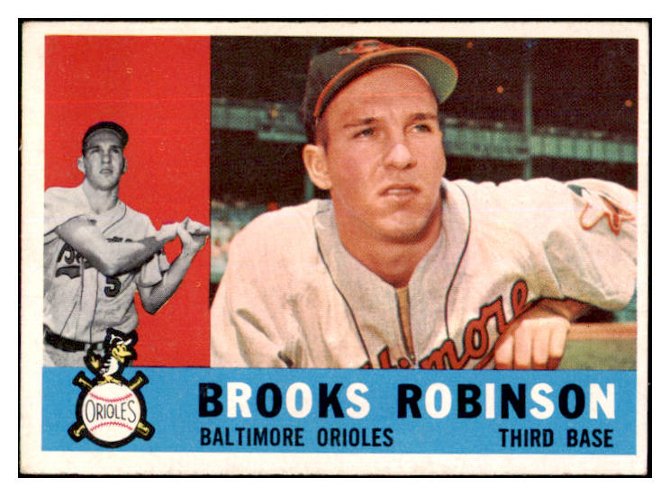 1960 Topps Baseball #028 Brooks Robinson Orioles EX-MT 468626