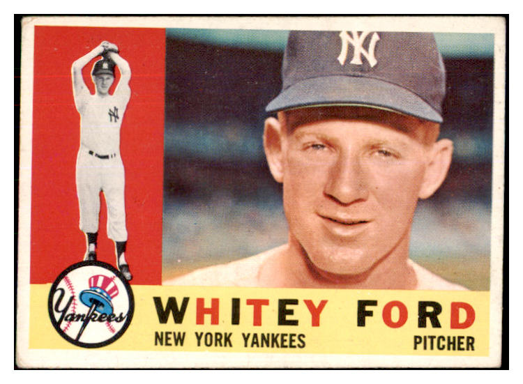 1960 Topps Baseball #035 Whitey Ford Yankees VG-EX 468627