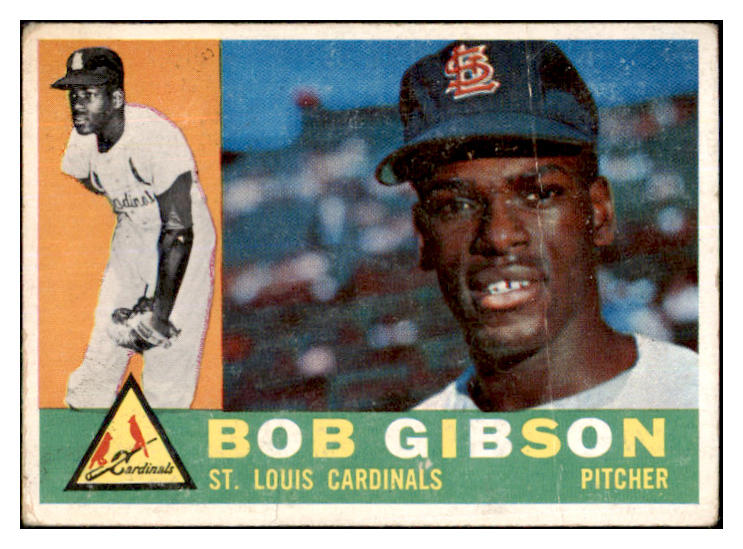 1960 Topps Baseball #073 Bob Gibson Cardinals GD-VG 468629