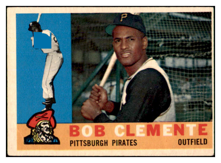 1960 Topps Baseball #326 Roberto Clemente Pirates VG 468639