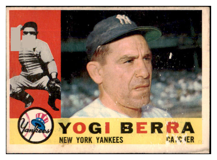 1960 Topps Baseball #480 Yogi Berra Yankees GD-VG 468640
