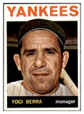 1964 Topps Baseball #021 Yogi Berra Yankees EX-MT 468648