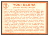 1964 Topps Baseball #021 Yogi Berra Yankees EX-MT 468648