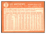 1964 Topps Baseball #035 Eddie Mathews Braves EX-MT 468649