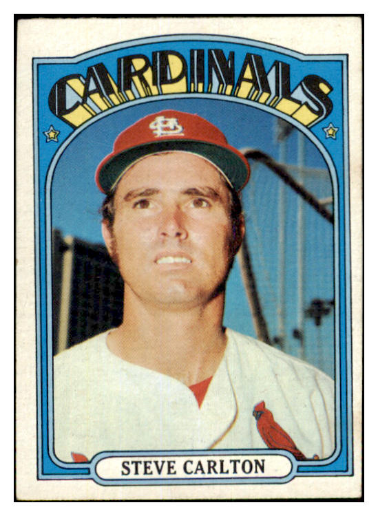 1972 Topps Baseball #420 Steve Carlton Cardinals EX-MT 468669