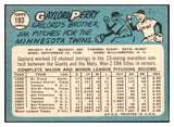 1965 Topps Baseball #193 Gaylord Perry Giants EX-MT 468674