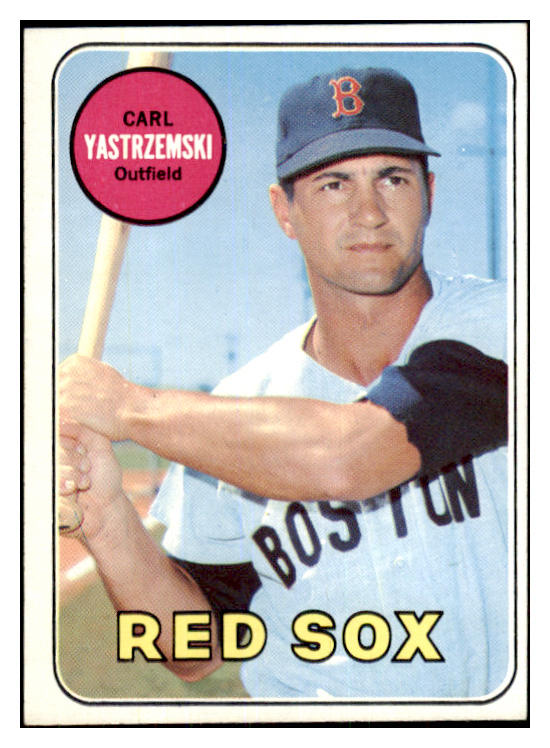 1969 Topps Baseball #130 Carl Yastrzemski Red Sox EX-MT 468682