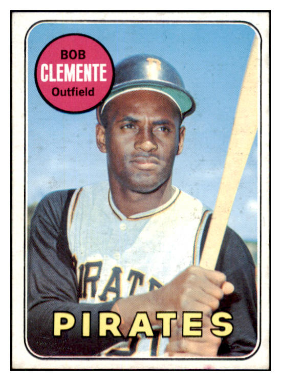 1969 Topps Baseball #050 Roberto Clemente Pirates EX+/EX-MT 468696