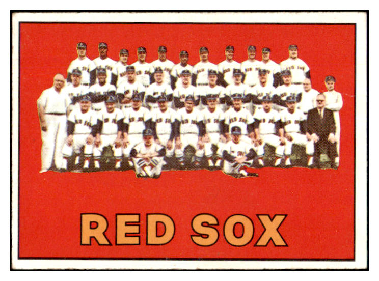 1967 Topps Baseball #604 Boston Red Sox Team EX+/EX-MT 468712