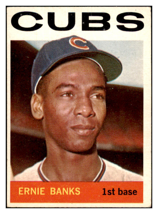 1964 Topps Baseball #055 Ernie Banks Cubs VG-EX 468729