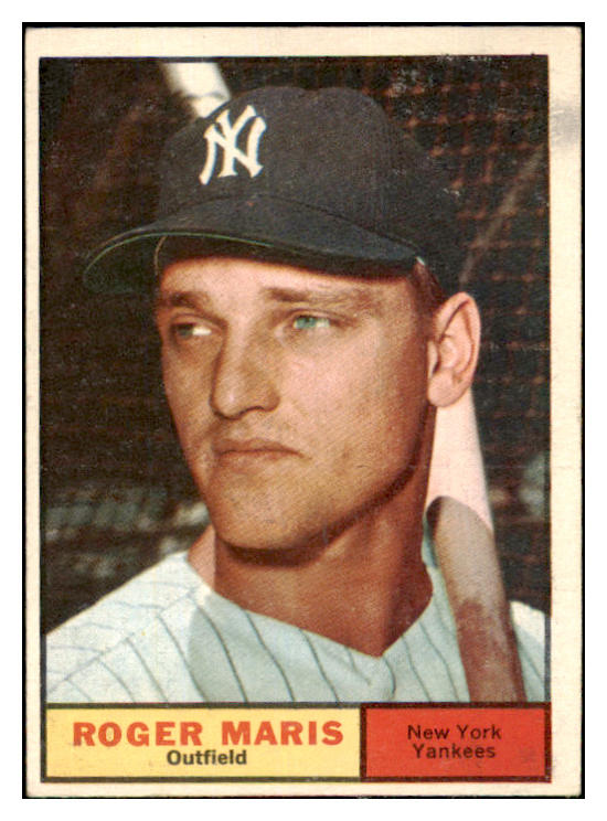 1961 Topps Baseball #002 Roger Maris Yankees EX 468745