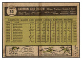 1961 Topps Baseball #080 Harmon Killebrew Twins EX+/EX-MT 468747