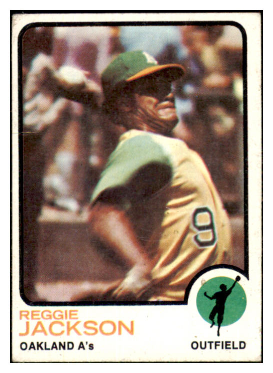 1973 Topps Baseball #255 Reggie Jackson A's VG 468752