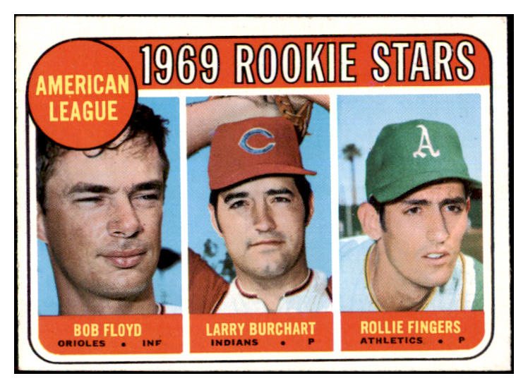 1969 Topps Baseball #597 Rollie Fingers A's EX-MT 468771