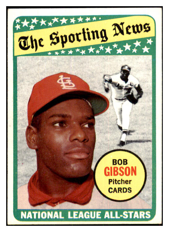 1969 Topps Baseball #432 Bob Gibson A.S. Cardinals EX-MT 468787