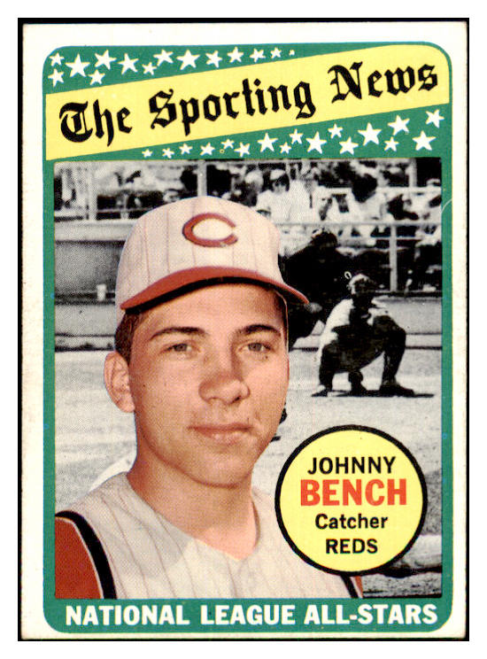 1969 Topps Baseball #430 Johnny Bench A.S. Reds EX+/EX-MT 468788