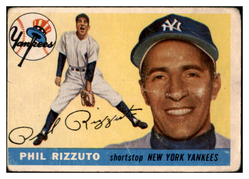 1955 Topps Baseball #189 Phil Rizzuto Yankees Fair 468791