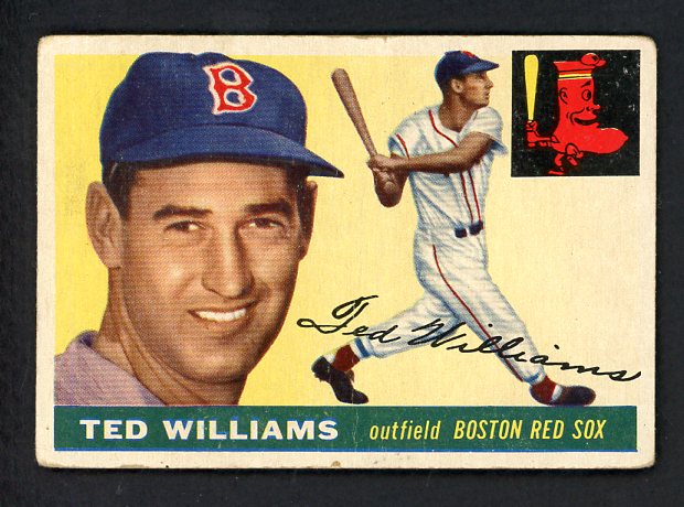 1955 Topps Baseball #002 Ted Williams Red Sox Good 468792