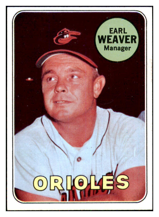 1969 Topps Baseball #516 Earl Weaver Orioles NR-MT 468807