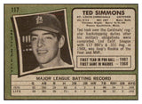 1971 Topps Baseball #117 Ted Simmons Cardinals EX 468810
