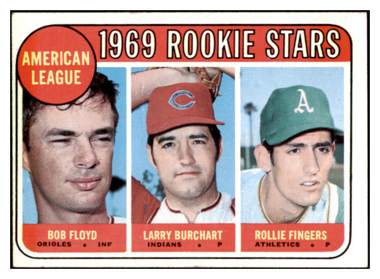 1969 Topps Baseball #597 Rollie Fingers A's EX 468812