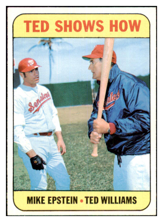 1969 Topps Baseball #539 Ted Williams Mike Epstein EX-MT 468848