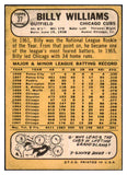1968 Topps Baseball #037 Billy Williams Cubs VG-EX 468858