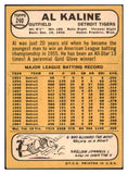 1968 Topps Baseball #240 Al Kaline Tigers VG-EX 468860
