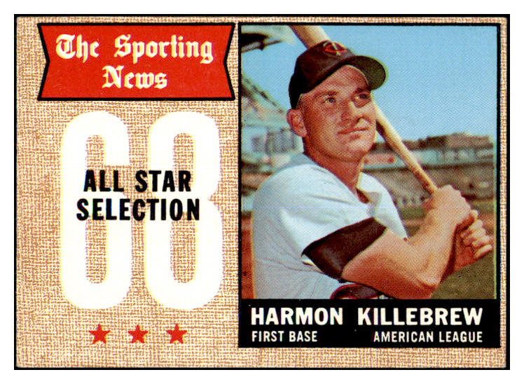 1968 Topps Baseball #361 Harmon Killebrew A.S. Twins EX-MT 468872