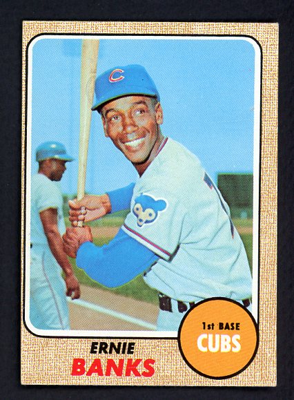 1968 Topps Baseball #355 Ernie Banks Cubs EX 468873
