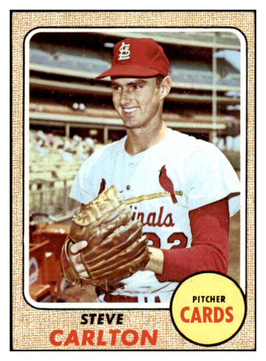 1968 Topps Baseball #408 Steve Carlton Cardinals EX+ 468877