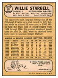 1968 Topps Baseball #086 Willie Stargell Pirates EX-MT 468880