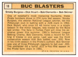1963 Topps Baseball #018 Roberto Clemente Smoky Burgess EX+/EX-MT 468885