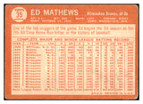1964 Topps Baseball #035 Eddie Mathews Braves VG 468887