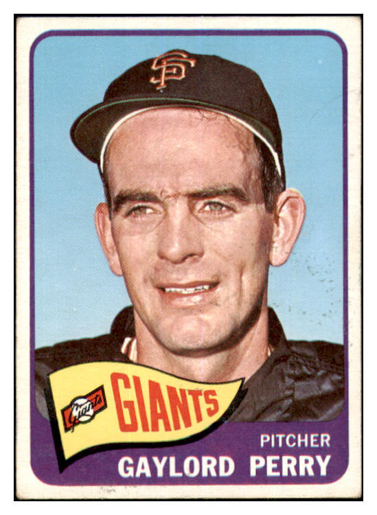 1965 Topps Baseball #193 Gaylord Perry Giants VG-EX 468890